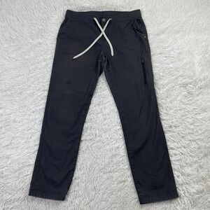 Vuori Pants Womens Large Gray DuraTerra Ripstop Lightweight Stretch Drawstring L